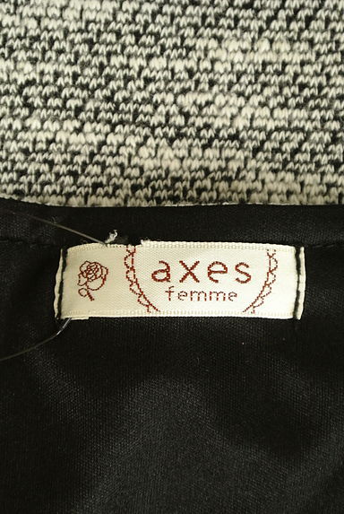 axes femme（アクシーズファム）の古着「レースアップリボン膝上ワンピース（ワンピース・チュニック）」大画像６へ