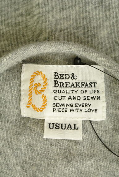 bed&breakfast（ベッドアンドブレックファスト）の古着「ポケットクルーネック杢カットソー（カットソー・プルオーバー）」大画像６へ