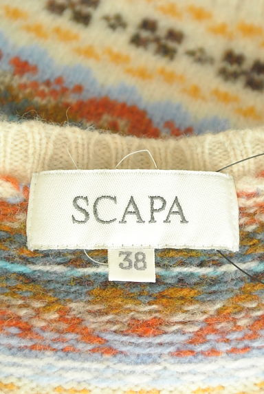 SCAPA（スキャパ）の古着「フェアアイル柄ニットベスト（ニット）」大画像６へ