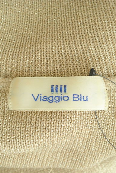 Viaggio Blu（ビアッジョブルー）の古着「タートルネックラメニット（ニット）」大画像６へ