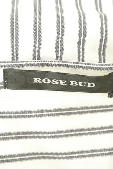 ROSE BUD（ローズバッド）の古着「腰巻デザインストライプブラウス（ブラウス）」大画像６へ