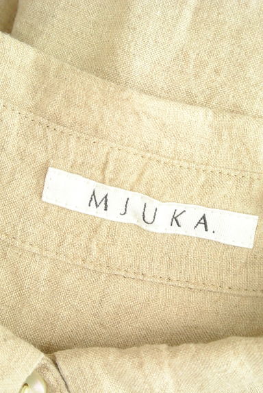 mjuka（ミューカ）の古着「ナチュラルリネンマキシシャツワンピ（ワンピース・チュニック）」大画像６へ
