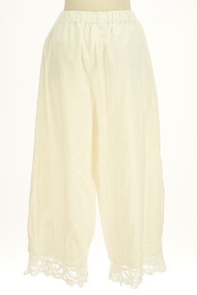 SM2（サマンサモスモス）の古着「裾レースコットンリネンワイドパンツ（パンツ）」大画像２へ