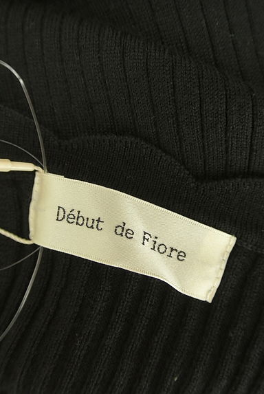 Debut de Fiore by LAISSE PASSE（デビュー・ド・フィオレ）の古着「スカラップＶネックミモレニットワンピ（ワンピース・チュニック）」大画像６へ