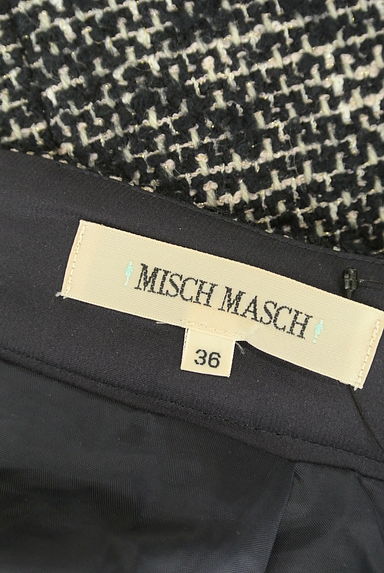 MISCH MASCH（ミッシュマッシュ）の古着「モノトーンツイード膝丈タイトスカート（スカート）」大画像６へ