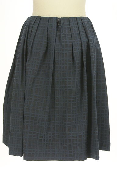 M-premier（エムプルミエ）の古着「ニュアンスチェック膝丈フレアスカート（スカート）」大画像２へ