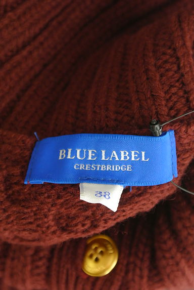BLUE LABEL CRESTBRIDGE（ブルーレーベル・クレストブリッジ）の古着「ケーブル編みロングニットワンピース（ワンピース・チュニック）」大画像６へ