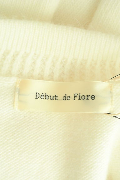 Debut de Fiore by LAISSE PASSE（デビュー・ド・フィオレ）の古着「パール×刺繍デザインセーター（セーター）」大画像６へ