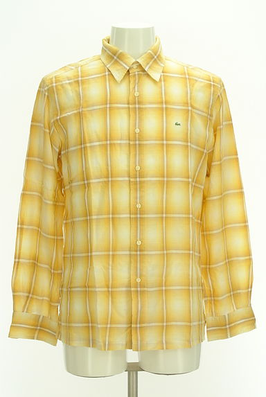 LACOSTE（ラコステ）の古着「チェック柄ワンポイントシャツ（カジュアルシャツ）」大画像１へ