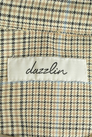 dazzlin（ダズリン）の古着「チェック柄ロングトレンチコート（トレンチコート）」大画像６へ