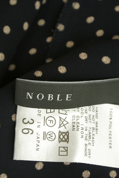 Noble（ノーブル）の古着「キーネックドットブラウス（カットソー・プルオーバー）」大画像６へ