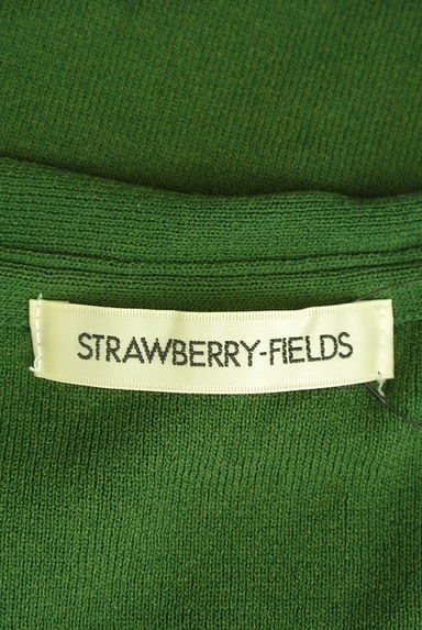 STRAWBERRY-FIELDS（ストロベリーフィールズ）の古着「アシンメトリーフリル襟ニット（ニット）」大画像６へ