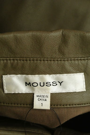 MOUSSY（マウジー）の古着「ベルト付きエコレザーロングワンピ（ワンピース・チュニック）」大画像６へ
