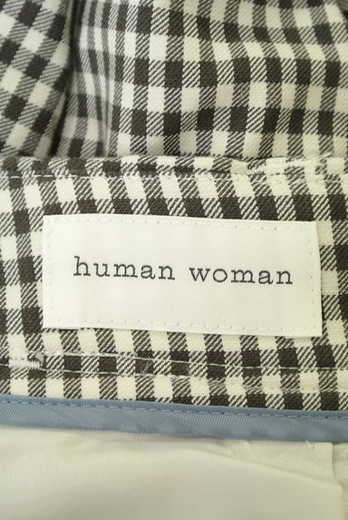 HUMAN WOMAN（ヒューマンウーマン）の古着「ギンガムチェック柄コットンパンツ（パンツ）」大画像６へ