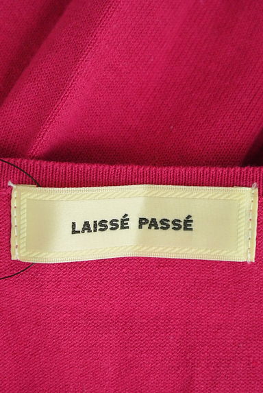 LAISSE PASSE（レッセパッセ）の古着「刺繍スカラップカラーニットカーデ（カーディガン・ボレロ）」大画像６へ