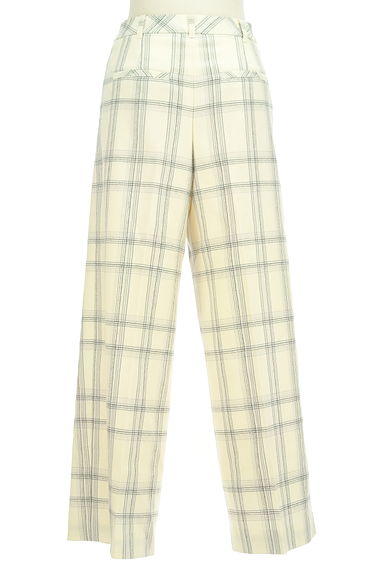 LAUTREAMONT（ロートレアモン）の古着「チェック柄ハイウエストワイドパンツ（パンツ）」大画像２へ