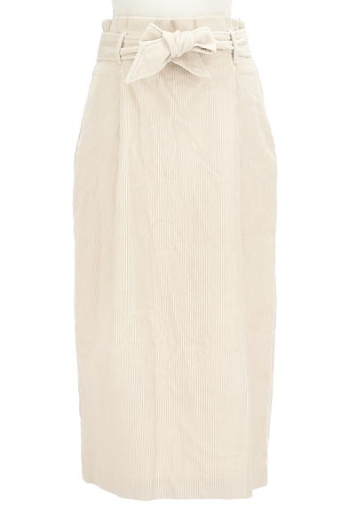 UNITED ARROWS（ユナイテッドアローズ）の古着「ベルト付きコーデュロイロングスカート（ロングスカート・マキシスカート）」大画像１へ