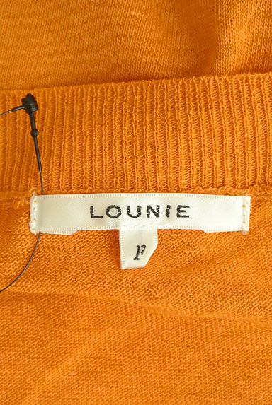 LOUNIE（ルーニィ）の古着「ボートネックリネン混カラーニット（ニット）」大画像６へ