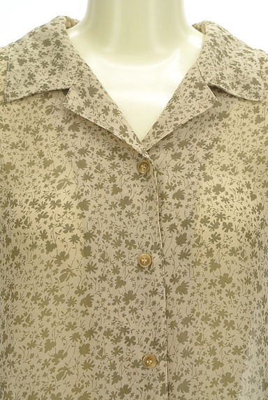 SM2（サマンサモスモス）の古着「小花柄オープンカラーシアーシャツ（カジュアルシャツ）」大画像４へ