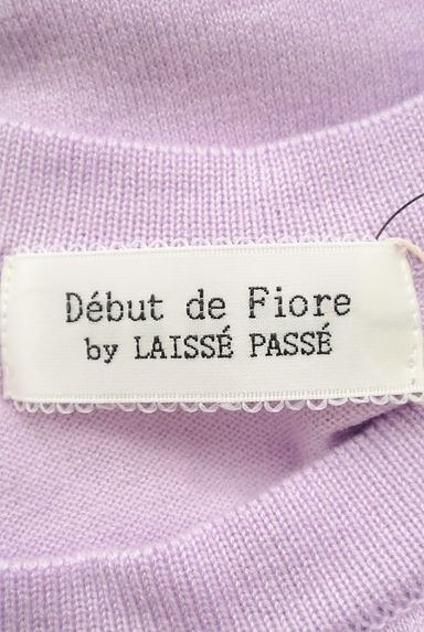 Debut de Fiore by LAISSE PASSE（デビュー・ド・フィオレ）の古着「背中開き袖リボンニットチュニック（ニット）」大画像６へ