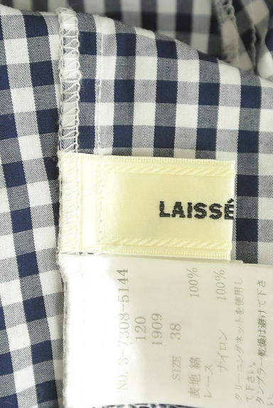 LAISSE PASSE（レッセパッセ）の古着「フレアレース袖ペプラムブラウス（ブラウス）」大画像６へ