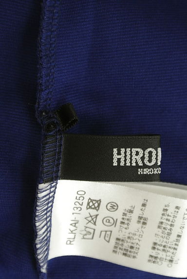 HIROKO BIS（ヒロコビス）の古着「タックドレープ膝丈ワンピース（ワンピース・チュニック）」大画像６へ