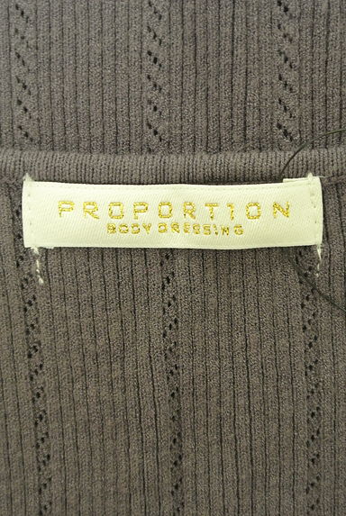 PROPORTION BODY DRESSING（プロポーションボディ ドレッシング）の古着「チュール袖リブニット（ニット）」大画像６へ