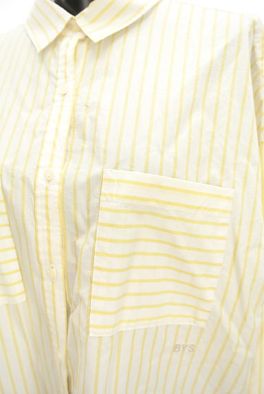 BARNYARDSTORM（バンヤードストーム）の古着「バックタックストライプシャツ（カジュアルシャツ）」大画像４へ