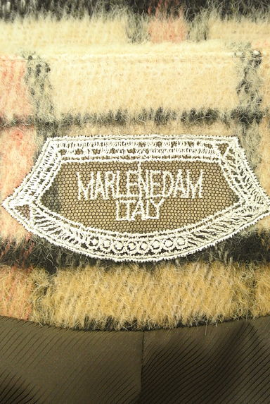 MARLENE DAM（マーレンダム）の古着「チェック柄ショートウールコート（コート）」大画像６へ