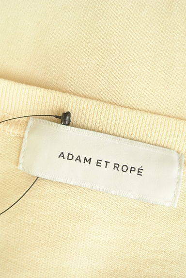 Adam et Rope（アダムエロペ）の古着「ラウンドヘムコットンTシャツ（Ｔシャツ）」大画像６へ