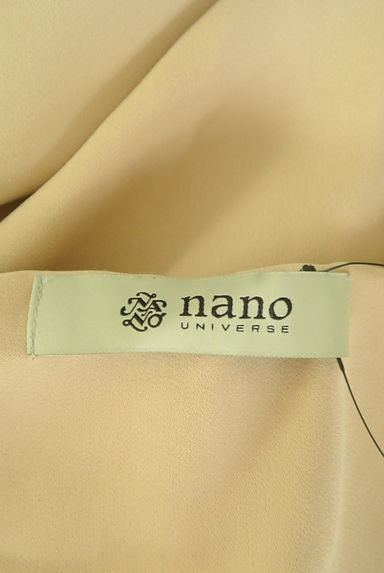 nano・universe（ナノユニバース）の古着「微光沢サロペットロングパンツ（コンビネゾン・オールインワン）」大画像６へ