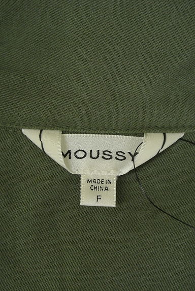 MOUSSY（マウジー）の古着「ミドル丈ドロストミリタリーシャツ（カジュアルシャツ）」大画像６へ