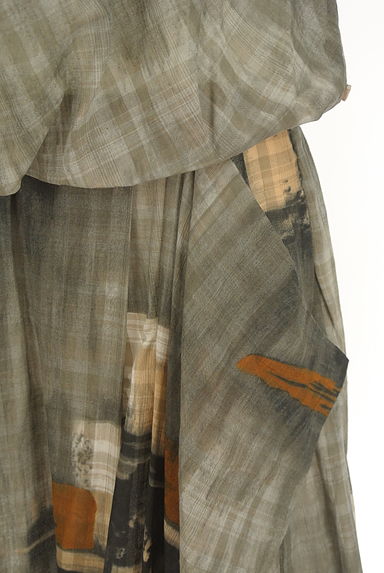 KENZO（ケンゾー）の古着「イレギュラーヘム膝丈ワンピース（ワンピース・チュニック）」大画像５へ