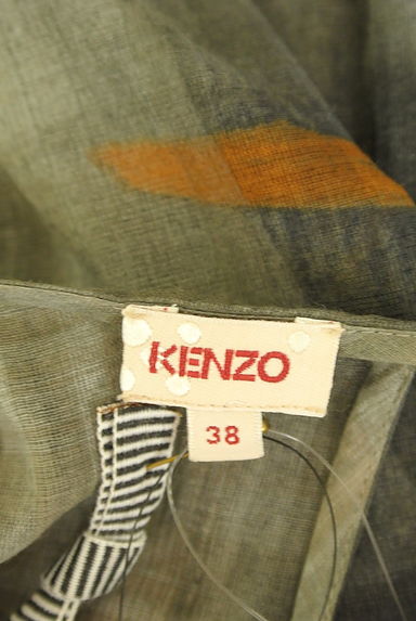 KENZO（ケンゾー）の古着「イレギュラーヘム膝丈ワンピース（ワンピース・チュニック）」大画像６へ