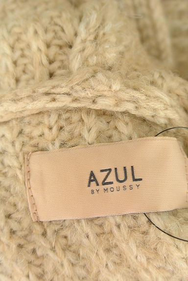 AZUL by moussy（アズールバイマウジー）の古着「フーディロングニットカーディガン（カーディガン・ボレロ）」大画像６へ