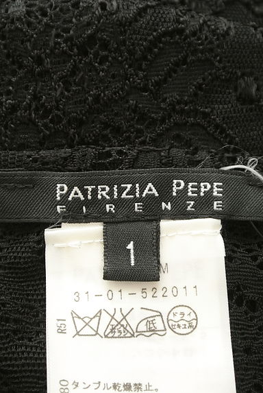 PATRIZIA PEPE（パトリッツィアペペ）の古着「総レースミニワンピース（カットソー・プルオーバー）」大画像６へ