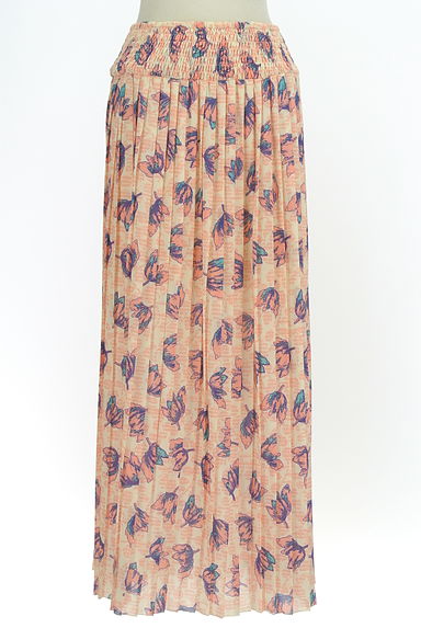 PATRIZIA PEPE（パトリッツィアペペ）の古着「花柄プリーツロングスカート（ロングスカート・マキシスカート）」大画像１へ