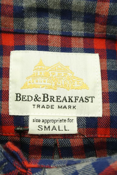 bed&breakfast（ベッドアンドブレックファスト）の古着「ラウンドヘムチェックシャツ（カジュアルシャツ）」大画像６へ