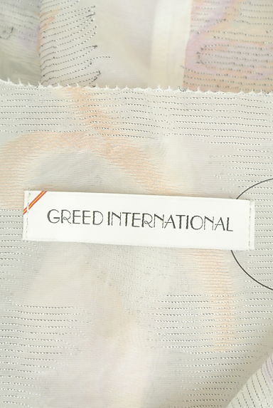 GREED INTERNATIONAL（グリードインターナショナル）の古着「シースルーフラワーブラウス（カットソー・プルオーバー）」大画像６へ