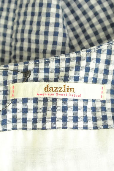 dazzlin（ダズリン）の古着「ウエストリボンギンガムチェック柄ミニワンピ（ワンピース・チュニック）」大画像６へ
