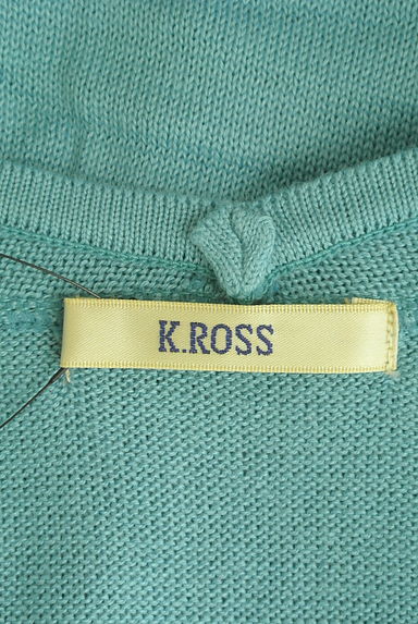 KATHARINE ROSS（キャサリンロス）の古着「編地切替七分袖カーディガン（カーディガン・ボレロ）」大画像６へ