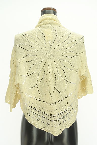 KATHARINE ROSS（キャサリンロス）の古着「五分袖透かし編みカーディガン（カーディガン・ボレロ）」大画像２へ