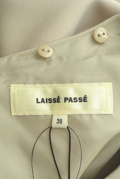 LAISSE PASSE（レッセパッセ）の古着「ベルト付き付け襟膝下ワンピース（ワンピース・チュニック）」大画像６へ