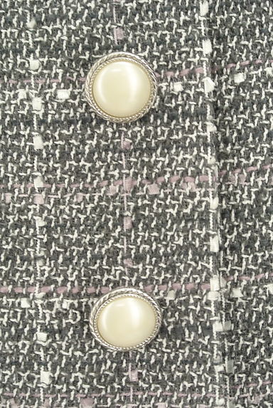 LAISSE PASSE（レッセパッセ）の古着「飾りパール台形ツイードミニスカ―ト（ミニスカート）」大画像４へ