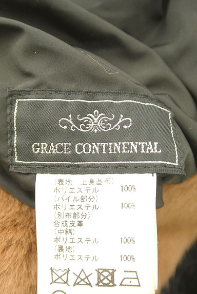 GRACE CONTINENTAL（グレースコンチネンタル）の古着「配色ファーリバーシブルショートコート（コート）」大画像６へ