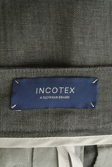 INCOTEX（インコテックス）の古着「センタープレスリネンセミワイドパンツ（パンツ）」大画像６へ