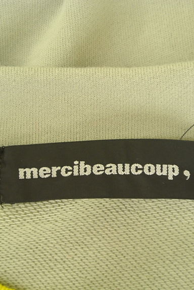 mercibeaucoup（メルシーボークー）の古着「バックスウェット切替ロゴニット（ニット）」大画像６へ