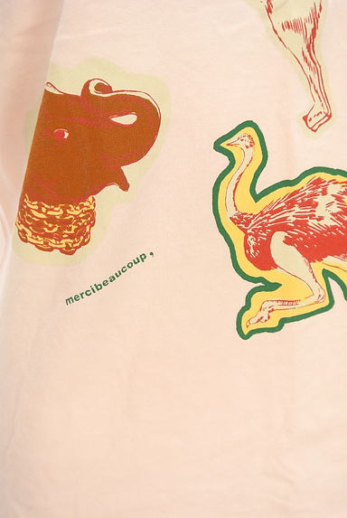 mercibeaucoup（メルシーボークー）の古着「動物プリントTシャツ（Ｔシャツ）」大画像５へ