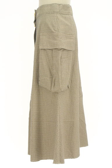 mercibeaucoup（メルシーボークー）の古着「サイドポケットミモレスカート（ロングスカート・マキシスカート）」大画像３へ