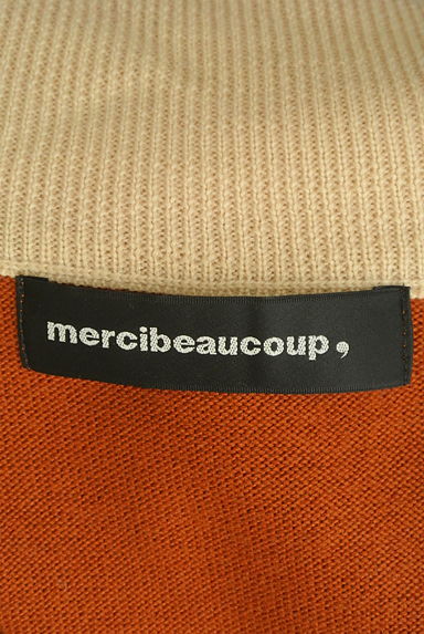 mercibeaucoup（メルシーボークー）の古着「配色タートルネックロングニット（セーター）」大画像６へ